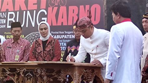 Jaket Bung Karno Dideklarasikan Eri Cahyadi Kita Hidupkan Pemikiran