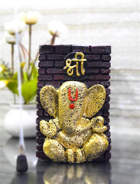 Buy Vivars Lord Ganesha Ji For Pooja Room Home D Cor Ganesh Ji Statue