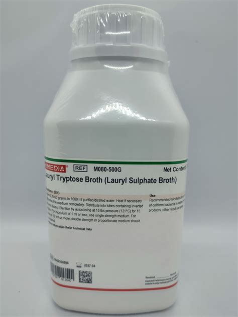 Himedia Lauryl Sulfate Broth Lauryl Tryptose Broth G For