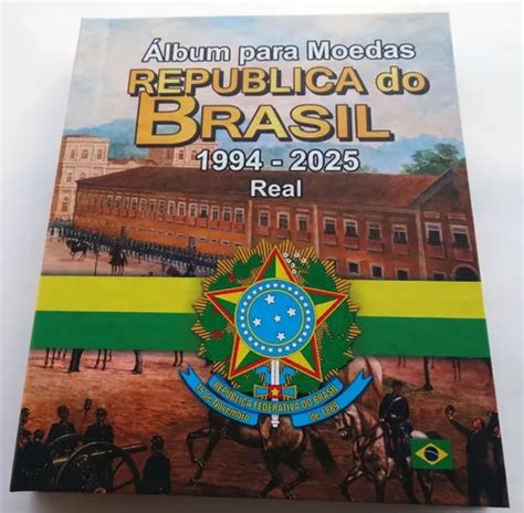 Álbum Para Moedas Plano Real 1994 A 2025 Promoção Frete grátis