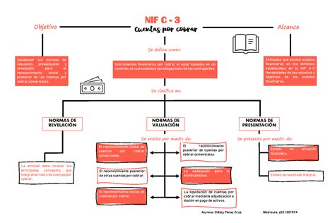 Nif C Mapa Conceptual De La Nif C Cuentas Por Cobrar De La The Best