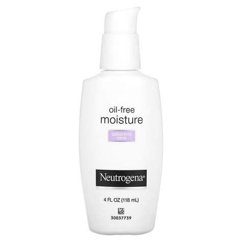 Neutrogena Oil Free Moisture Ultra Gentle Facial Moisturizer Sensitive Skin 4 Fl Oz 118 Ml