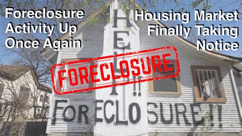 Foreclosure Activity Increases Finally Gets Noticed Housing Bubble 2