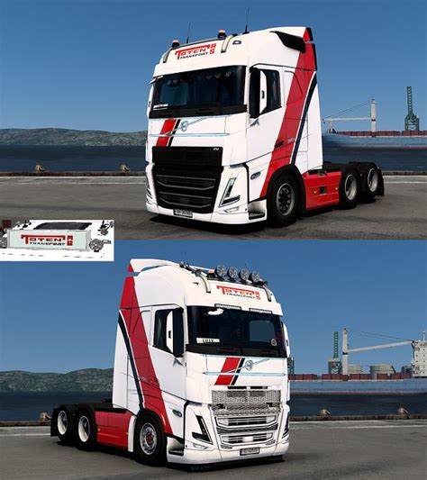 Volvo FH5 Toten Transport Skin ETS2 Mods