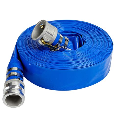 Lebleball X Ft Blue Backwash Hose Reinforced Discharge Hose For