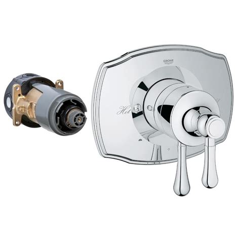 Grohe Chrome Lever Shower Handle At Lowes