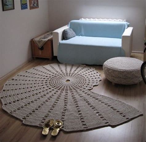 Giant Crochet Doily Rug Free Pattern The Whoot Crochet Rug Patterns