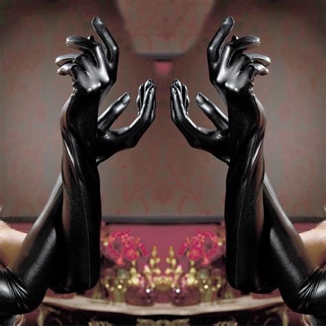 New Arrival High Quality Sexy Lingerie Hot Black Leather Gloves Soft Cozy Fashion Sexy Leather