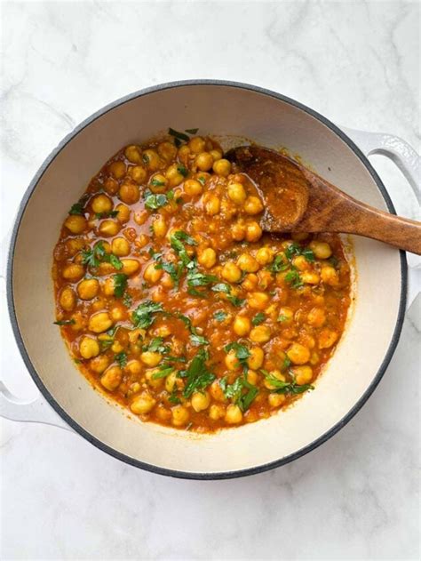 Instant Pot Chana Masala Punjabi Chole Masala Indian Veggie Delight