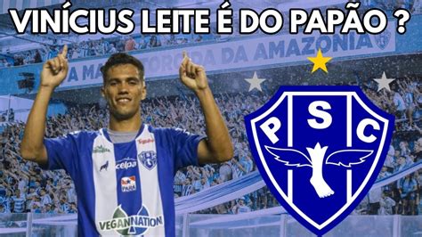 VINÍCIUS LEITE É DO PAYSANDU Atacante deve chegar nos próximos dias