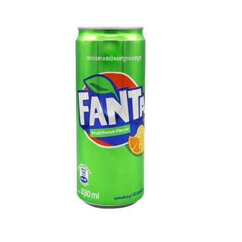 Fanta Fruit punch 330ml can - H.A.G INTER CO., LTD