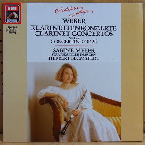 WEBER CLARINET CONCERTOS NOS 1 2 SABINE MEYER HERBERT