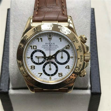 Rolex Pre Owned Rolex Daytona 16518 Gold Watch Certified Authentic