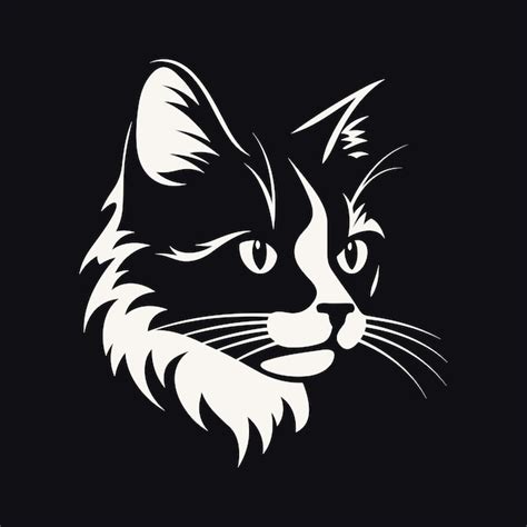 Premium Vector Logo And T Shirt Design Of Cat Vactor Illustration And