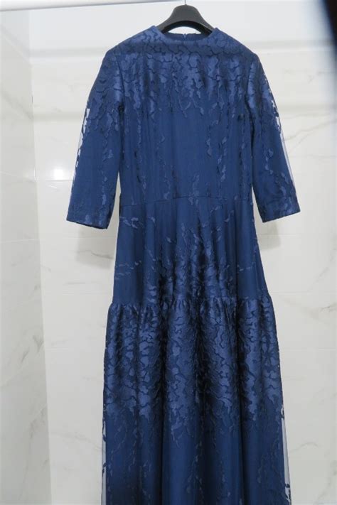 Exquisite Blue Lace Gown For Sale Instagowns