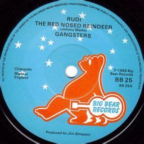 Rudi The Red Nosed Reindeer White Christmas By The Gangsters Single