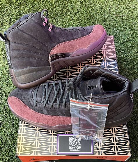 Desempacados A Ma Maniere Air Jordan 12 Black Burgundy 1 Desempacados