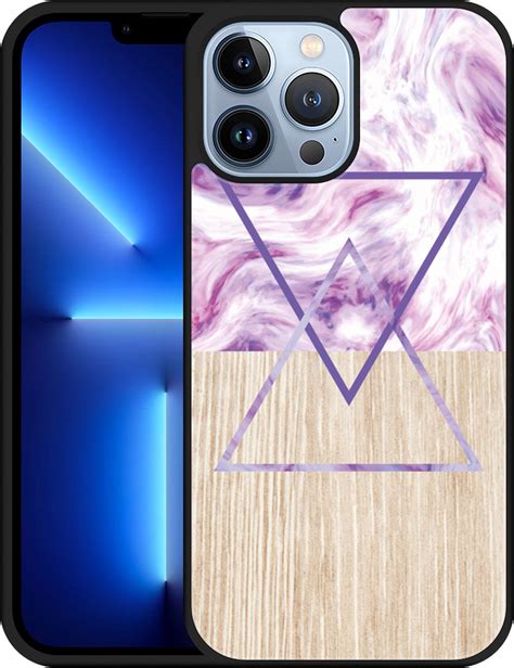 Iphone Pro Max Hoesje Design Op Glas Color Paint Wood Art