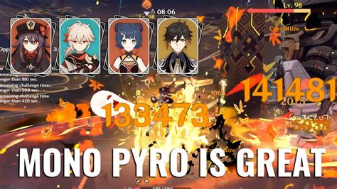 Hu Tao Mono Pyro Is Actually Good Spiral Abyss Youtube