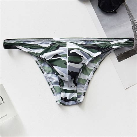 Men S Sexy Low Rise Bikini Briefs Boxer Shorts Underpants Bulge Pouch Underwear EBay