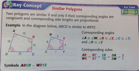 Section Similar Polygons Flashcards Quizlet