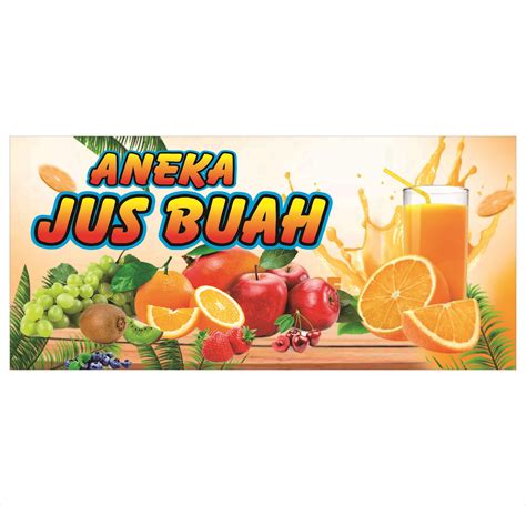 Spanduk Aneka Jus Buah 120x100 Lazada Indonesia