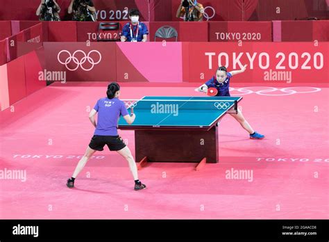 Partita Di Tennis Di Medaglia D Oro Mista A Doppio Immagini E