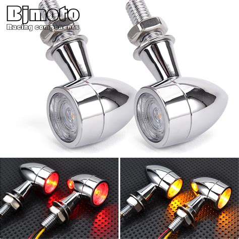 Mini Bullet Motorcycle Led Turn Signals Led Signal Lamp V Brake Light