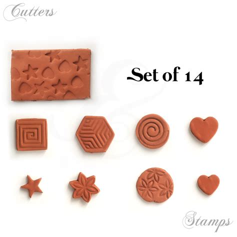 3 Perfect Sets Of Clay Texture Stamps | Cutters & Stamps