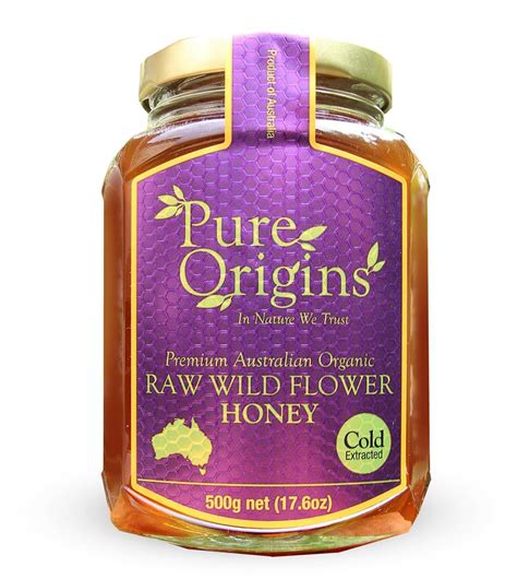 Pure Origins Raw Wildflower Honey 500g Pure Origins Australia