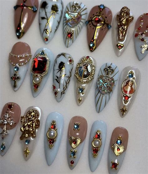 Pin By Christina Benitez On Girly Nail Designs Nail Art Vintage Nails