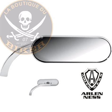 Retroviseur Hd Arlen Ness Mini Oval Chrome Gauchepe06400493 Arlen