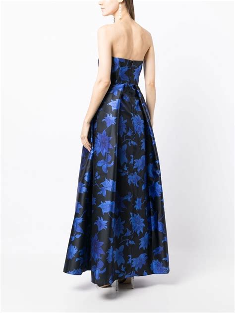 Sachin Babi Ainsley Strapless Gown Farfetch