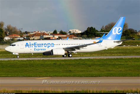 EC OBJ Air Europa Express Boeing 737 8GJ WL Photo By Rui Marques ID