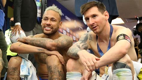 Video El Interminable Abrazo Entre Messi Y Neymar