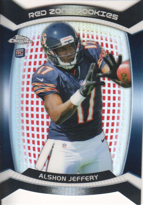 Topps Chrome Red Zone Rookies Refractor Alshon Jeffery Bears