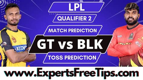 Galle Titans Vs B Love Kandy Lpl Qualifier Match Winner Toss