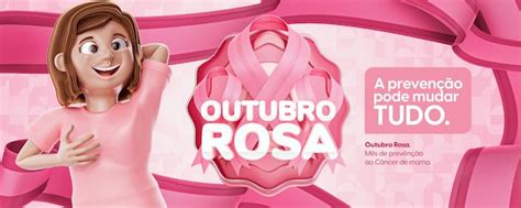 Banner De Mídia Social Para Campanha De Outubro Rosa Psd Premium