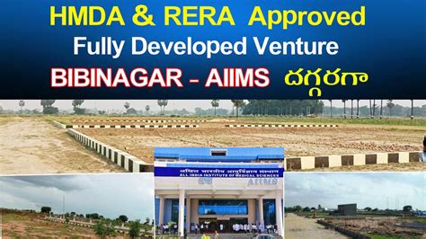 Ready To Construction Plots For Sale In Bibinagar HMDA RERA