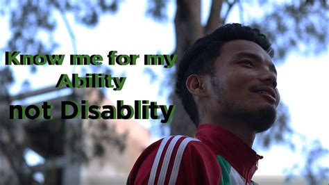 Know Me For My Ability Not My Disability A Short Documentary Nepal