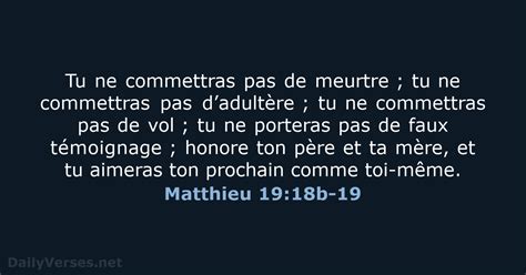 Novembre Verset Biblique Du Jour Bds Matthieu B