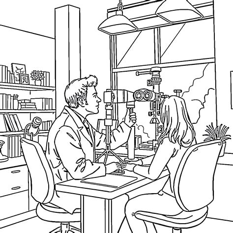 Best Eye Doctor Coloring Pages (Free Printable PDF)