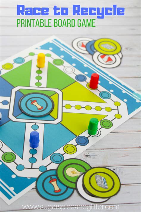 Printable Recycling Game for Kids ⋆ Sugar, Spice and Glitter