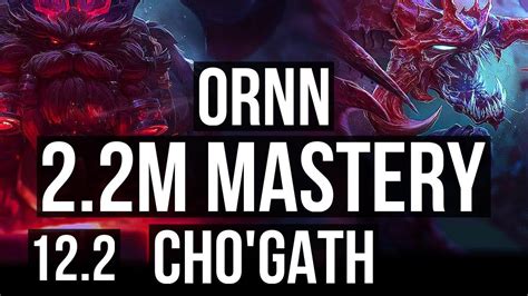 Ornn Vs Cho Gath Top Rank Ornn M Mastery Games