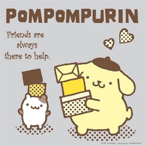 Pompompurin Sanrio Hello Kitty And Friends Cute Characters