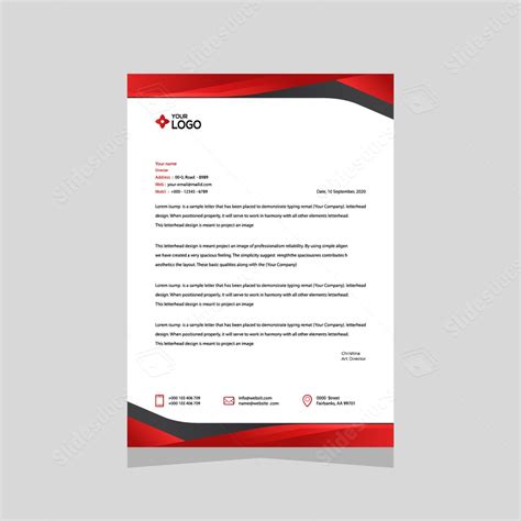 Colorful Letterhead Contract Corporation Document Official Abstract