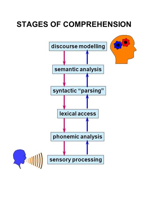 STAGES OF COMPREHENSION Discourse Modelling Semantic Analysis Syntactic