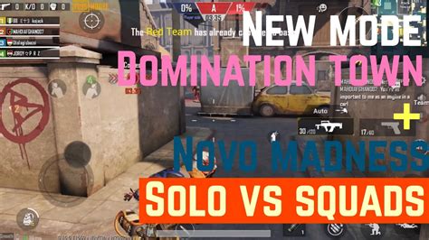 DOMINATION TOWN NOVO MADNESS SOLO VS SQUADS PUBG MOBILE YouTube