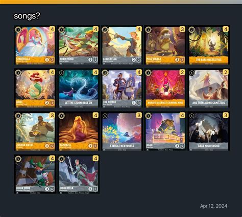 Decks Lorcana Deck Disney Lorcana