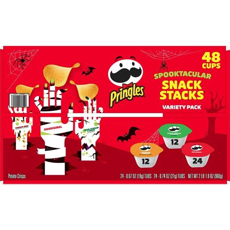 Bulk Pringles Assorted Snack Stacks 48 Cups Wholesale Snack Foods